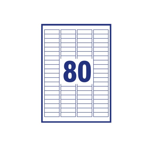 Crystal Clear Labels L7561-25 44.5 x 12.7 mm