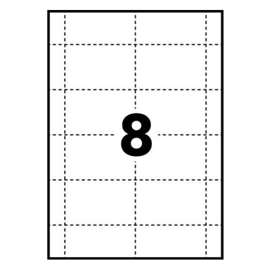Name Badge Inserts L7418-25 86 x 55 mm