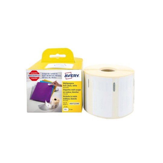Avery Multipurpose Roll Labels AS0722540