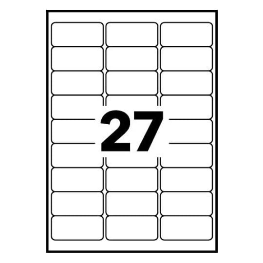 Self Adhesive Name Badges L4784-20 63.5 x 29.6 mm