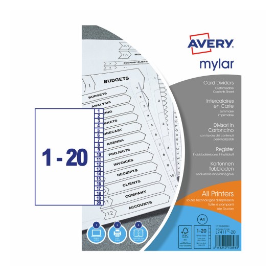 Mylar Dividers, 05242061 05242061