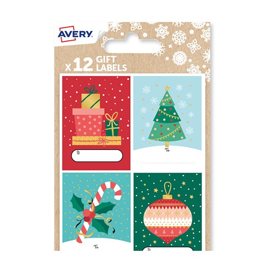 Traditional Christmas Gift Labels NGIFT13.UK