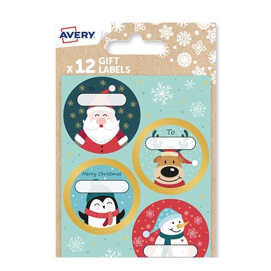 Santa Christmas Gift Labels NGIFT15.UK