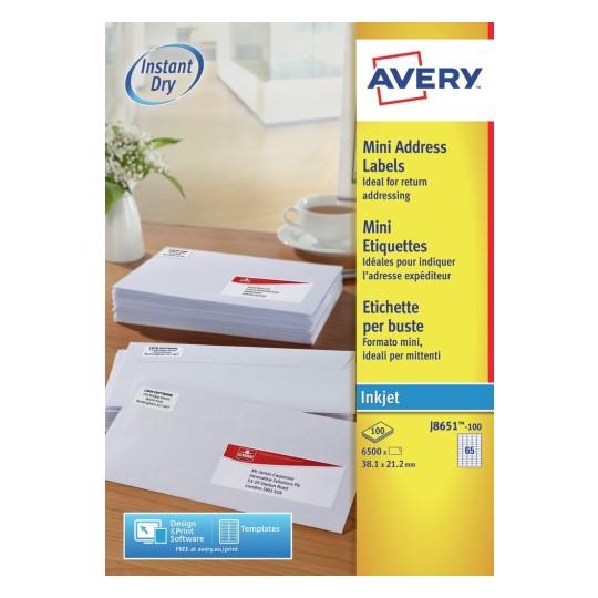 Mini Address Labels, J8651-100 J8651-100