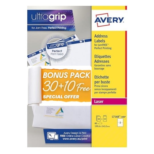 Bonus Pack Labels, L7168™-30BP L7168-30BP