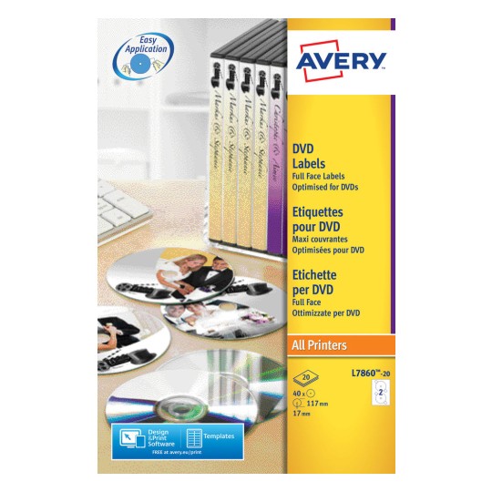 DVD Labels L7860-20