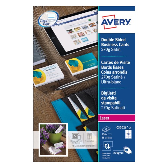 Business Cards, C32026, 10 sheets C32026-10