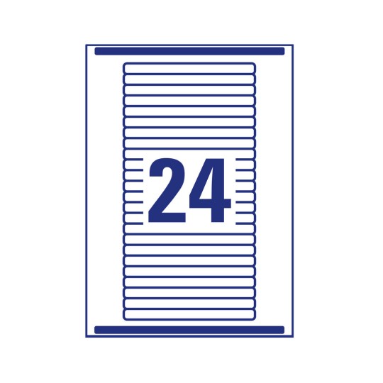 Filing Labels L7170-25 134 x 11 mm
