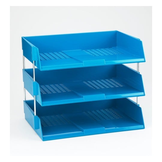 Wide Entry Letter Tray - Original W44BLUE
