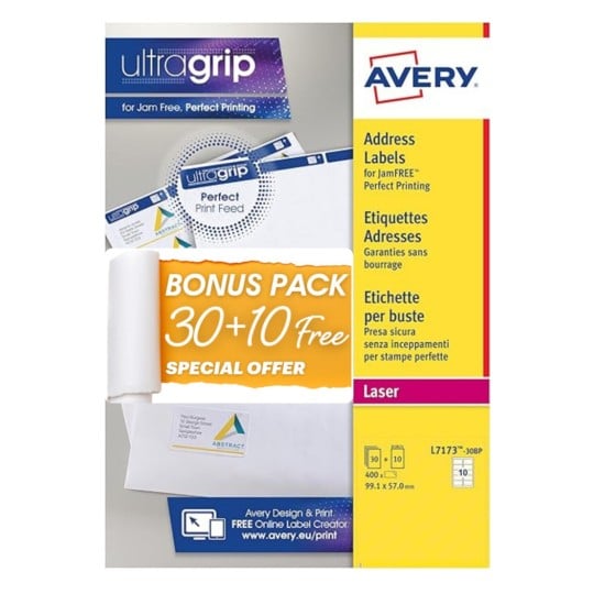 Bonus Pack Labels, L7173™-30BP L7173-30BP