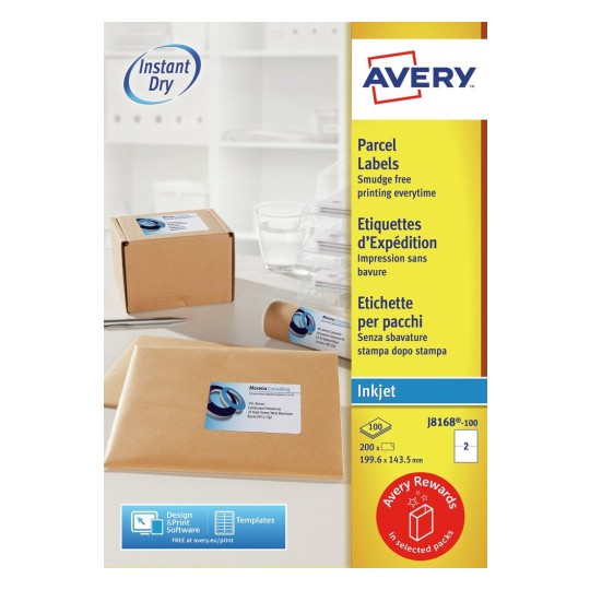 Parcel Labels J8168100 Avery