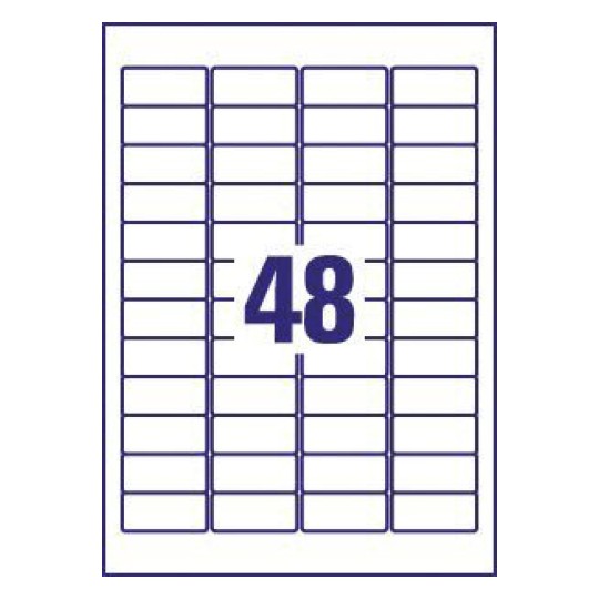 Resistant Labels L6009-5  45.7 x 21.1 mm