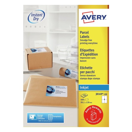 Parcel Labels J8169-100