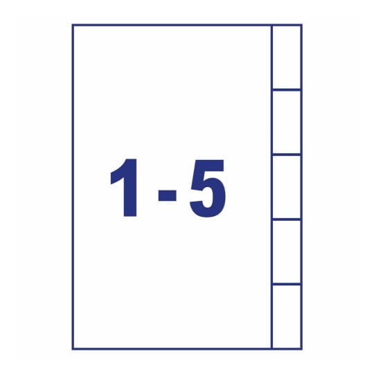 Index Maker™ Dividers 05001061 222 x 297 mm
