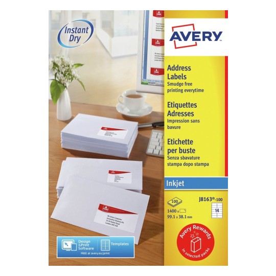 Address Labels J8163100 Avery
