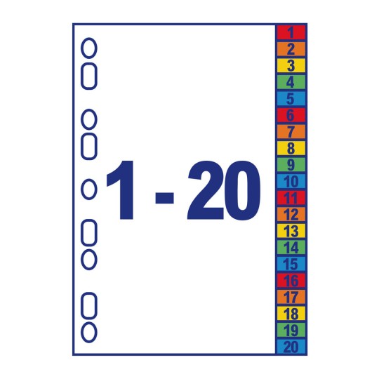 Ready Index™ Dividers 01966501 222 x 297 mm