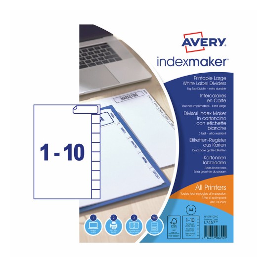 Index Maker™ Dividers 01810010