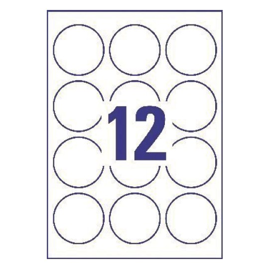Round Product Labels L3416-100 60 mm