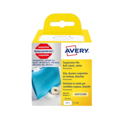 Avery Lever Arch Roll Labels  AS0722460