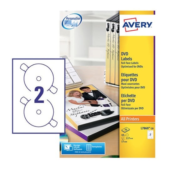 DVD Labels L7860-20