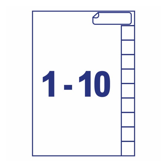 Index Maker™ Dividers 01810010 222 x 297 mm