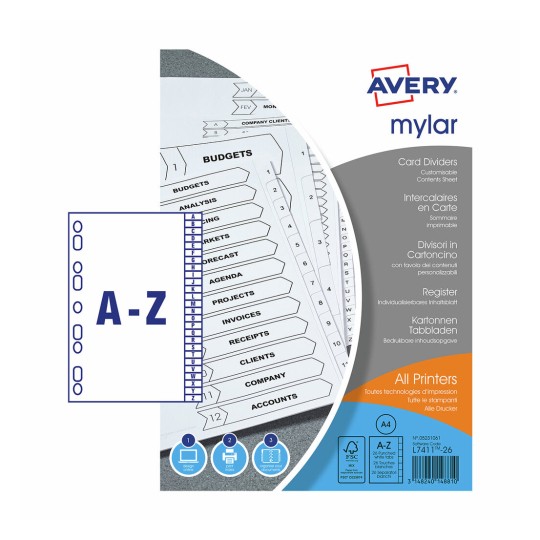 Mylar Dividers 05231061
