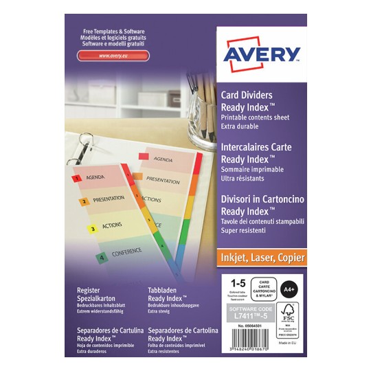 Ready Index™ Dividers 05064501