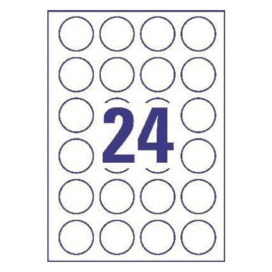 Round Product Labels L3415-100 40 mm