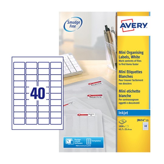 Mini Address Labels J865425 Avery