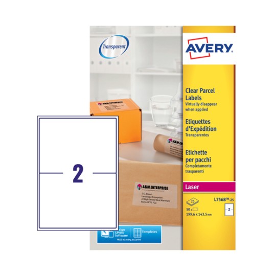 Parcel Labels L7568-25