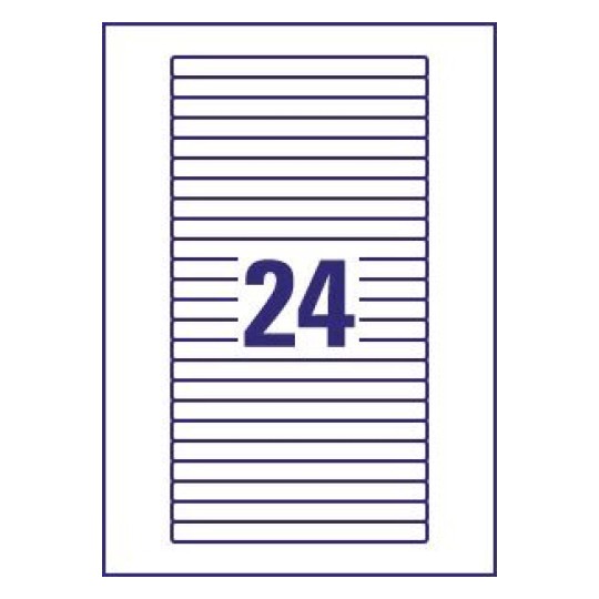 Ultra Resistant Labels B7170-50 11 x 134 mm