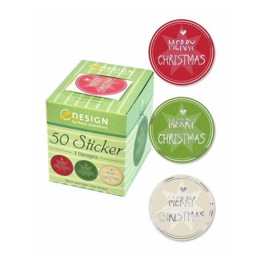 Round Christmas ZDesign Stickers 56828