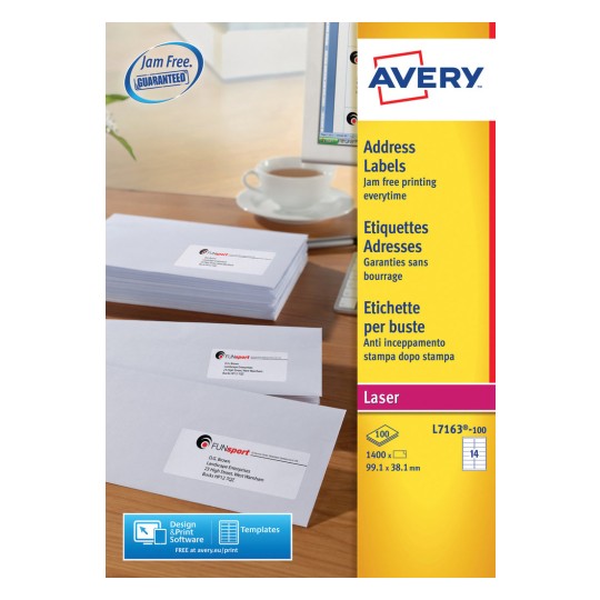 Address Labels | L7163-100 | Avery