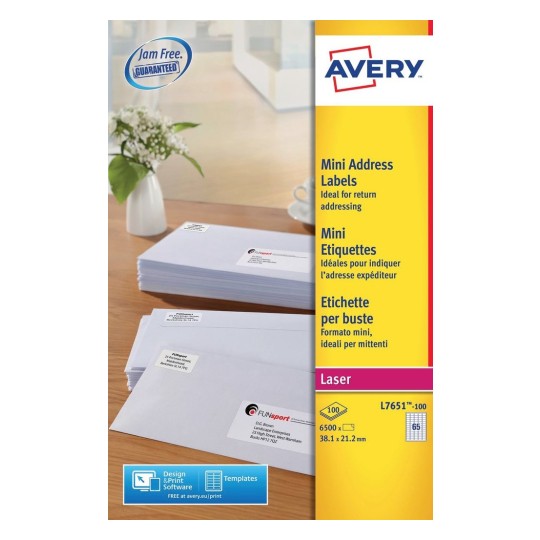 Mini Address Labels | L7651-100 | Avery