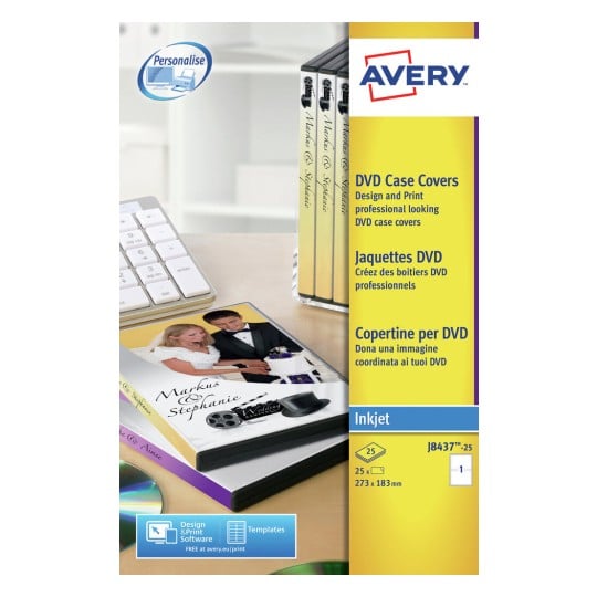 DVD Case Inserts J8437-25