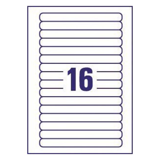 Video Spine Labels L7674-25 145 x 17 mm