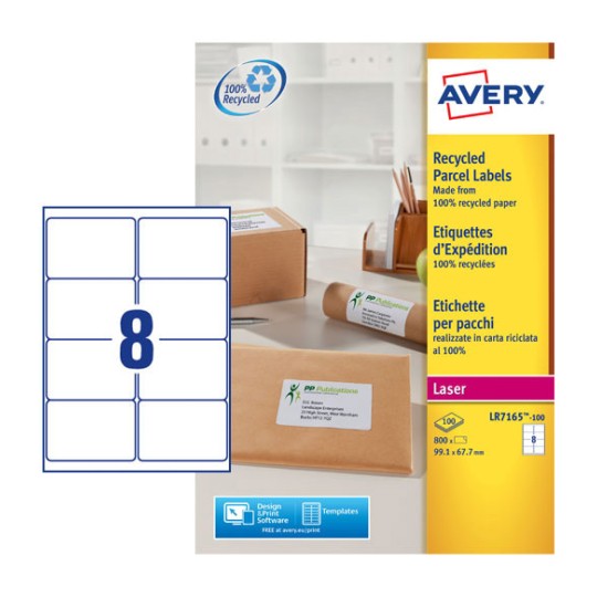 Parcel Labels LR7165-100