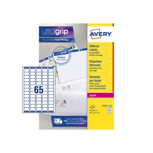 Mini Address Labels L7651250 Avery