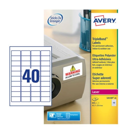 Resistant Labels L6140-20