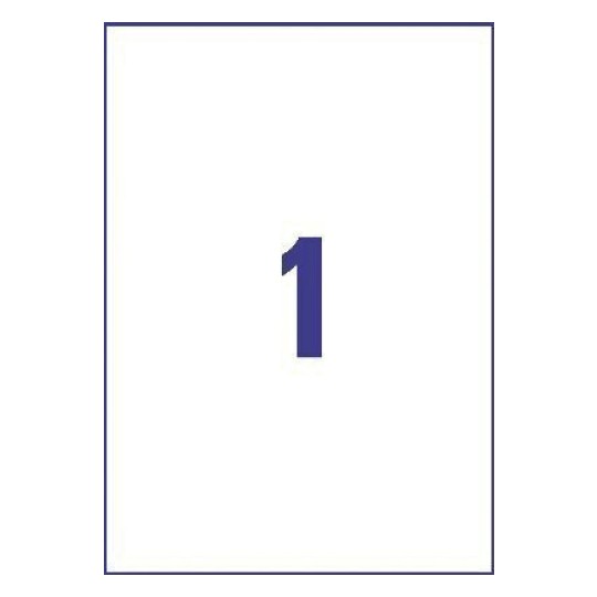 Resistant labels L4775-20 210 x 297 mm