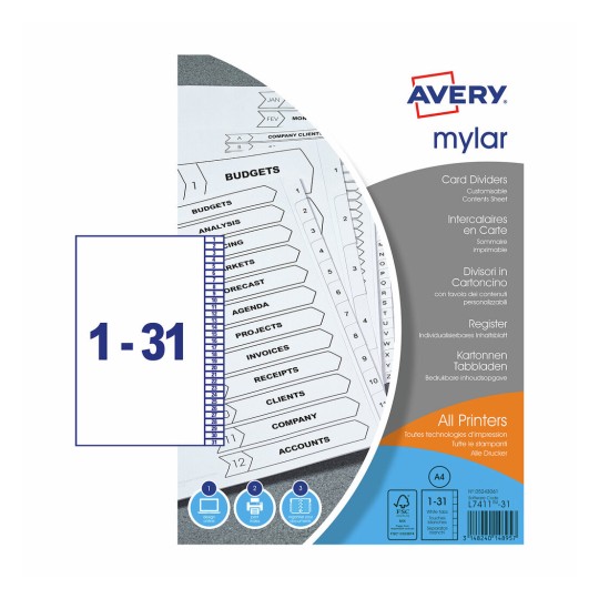 Mylar Dividers, 05243061 05243061