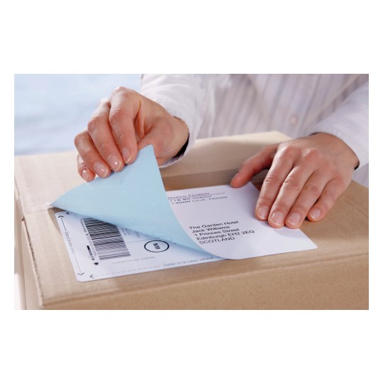 Labels 4 Parcels Packages BlockOut reusing box Appl1
