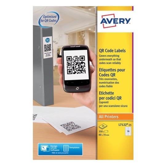 QR Code Labels L7122-25