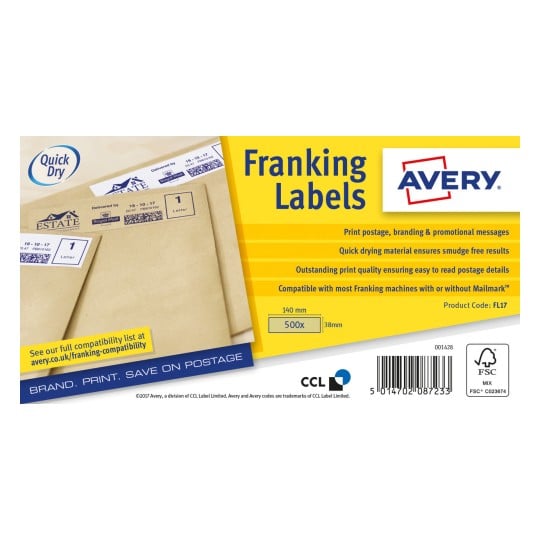 Franking Labels FL17