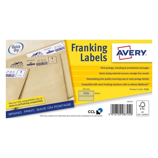 Franking Labels FL18