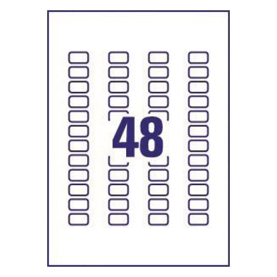 Mini Multipurpose Labels L7553-25 22 x 12.7 mm
