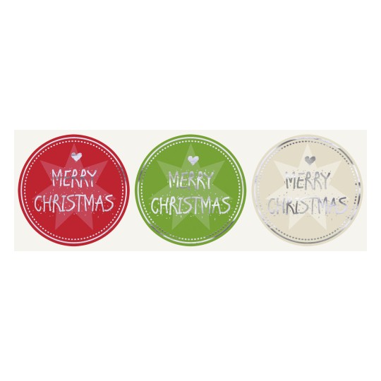 Round Christmas ZDesign Stickers 56828 38 mm