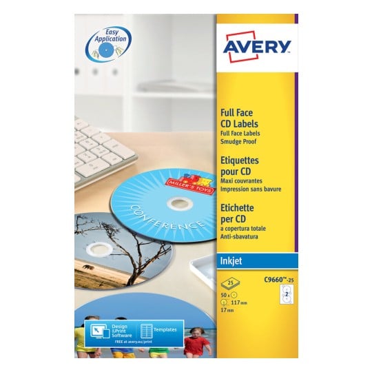 Avery dvd label template