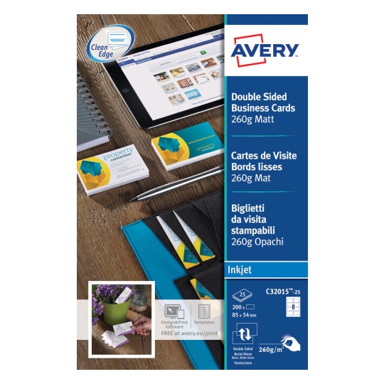 Business Cards, C32015, 25 sheets C32015-25