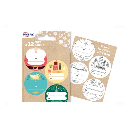 Kids Christmas Gift Labels NGIFT18.UK
